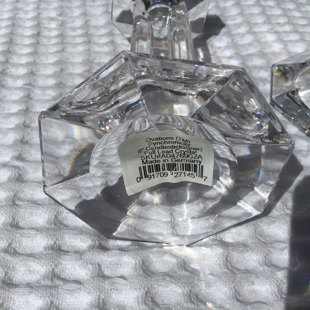 Lenox Crystal Ovation Synchronicity Pair NWT - Picture 6 of 12